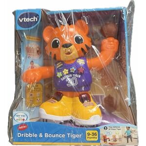 VTech Dribble & Bounce Tiger Activity Toy, 9-36 Months, Hand-Eye Coordination